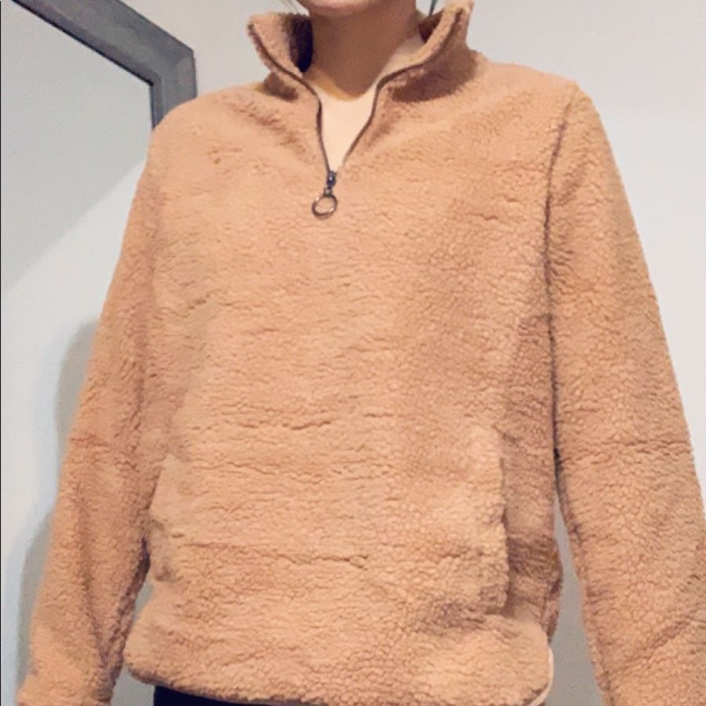 Teddy quarter zip